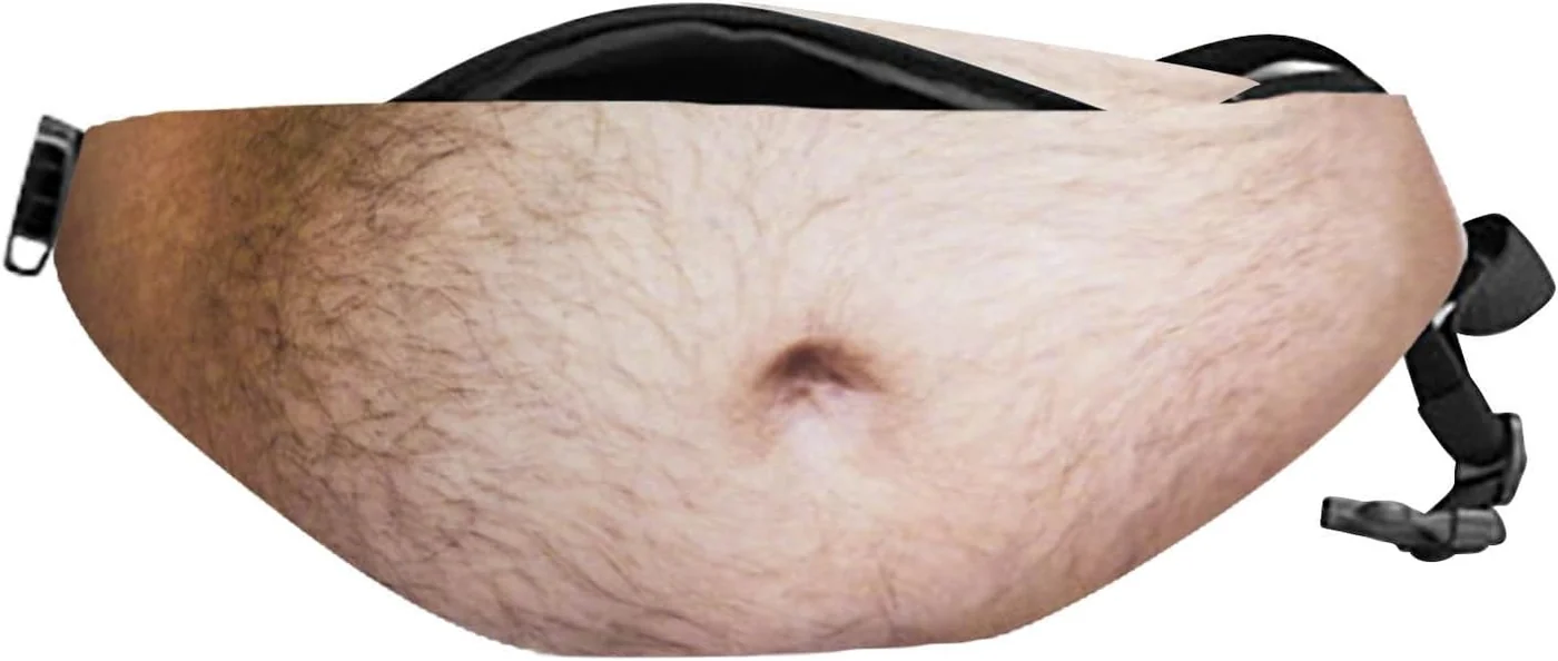 Fake Belly Bag, Light & Hairy style